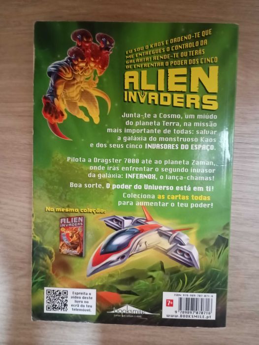 Alien Invaders Nº2, Infernox, O Lança-Chamas - Max Silver