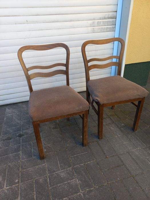 Stare krzesła art deco