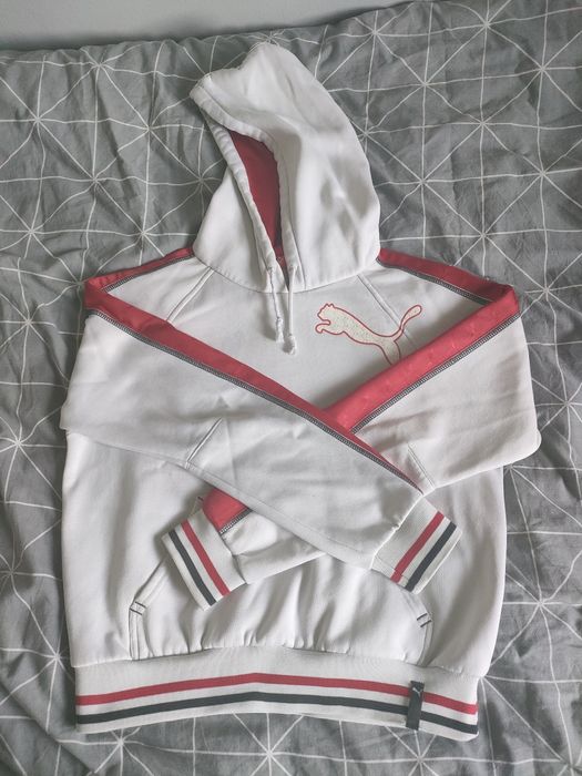 Bluza biała Puma młodzieżowa