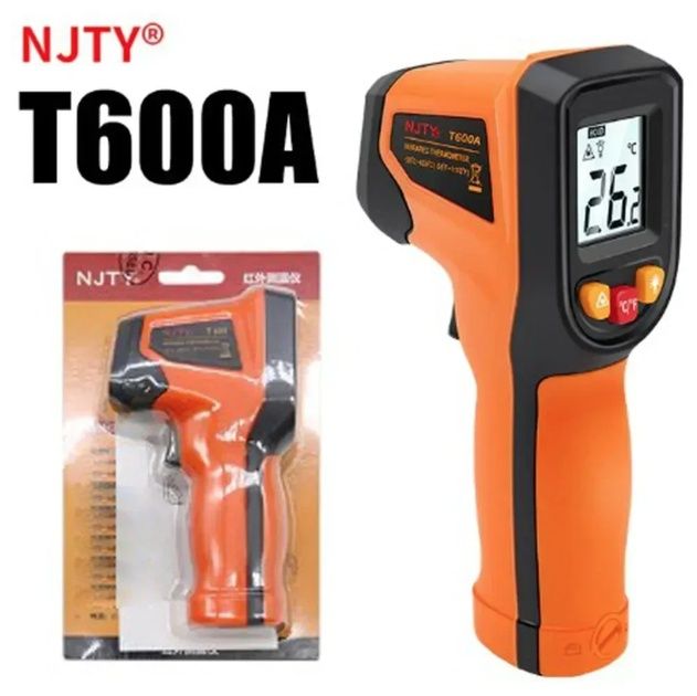 Інфрачервоний термометр NJTY T600A пірометр -50°C до +600°C