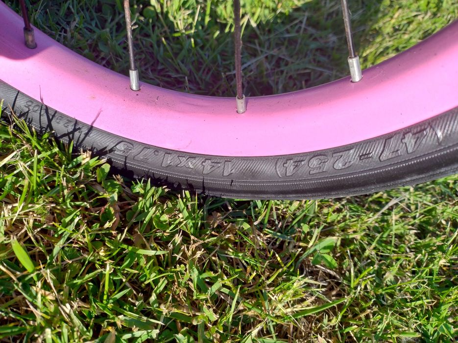 Rowerek dziecięcy  koła 14 rower dla dziewczynki z kuferkiem