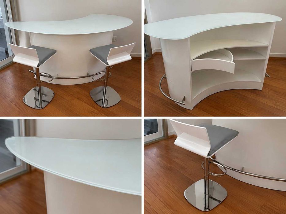 Roche Bobois - Bar UBLO + 2 stools - €1190