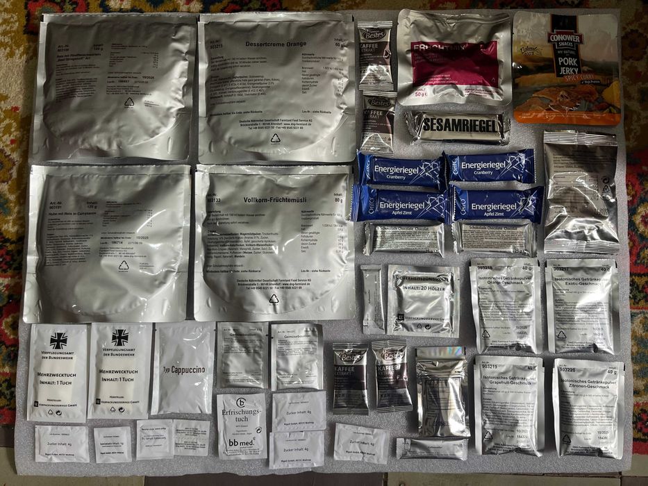 Немецкий суточный ИРП/MRE Германии/МРЕ/German/сухпай/пайок/сухой паек
