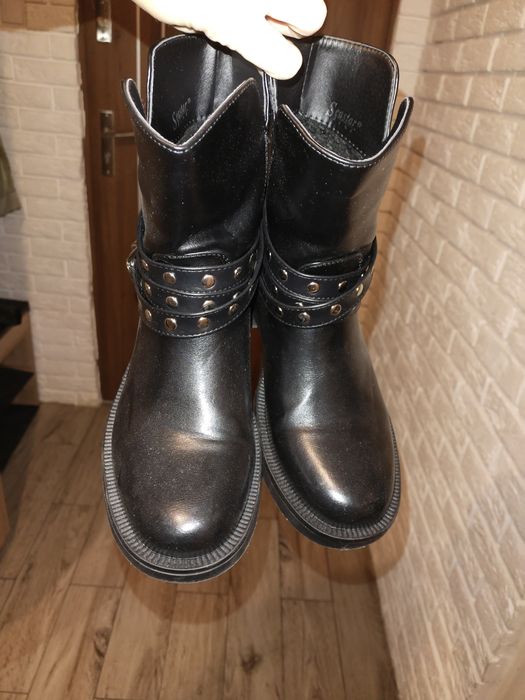 Zimowe botki 38 stan b.dobry