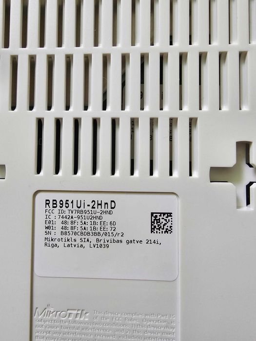Mikrotik RB951Ui-2HnD