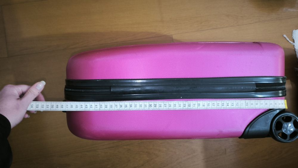 Mala de Cabine Rosa Rígida