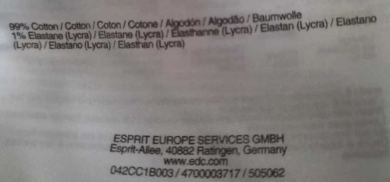 Oryginalne spodnie jeansowe  bermudy * Jeansy do kolan * Edc by Esprit