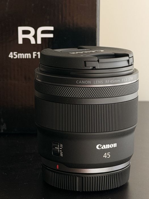 Canon RF 45mm 1.2 nova nunca usada