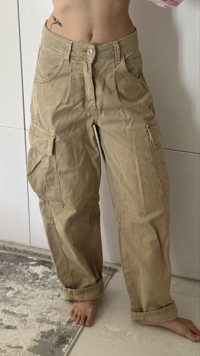 Джинсы карго Bershka XS