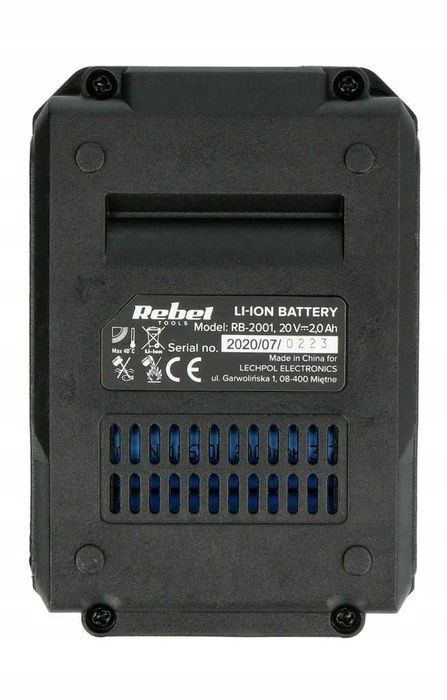 Bateria akumulator 20V 2Ah Rebel Tools RB-2001