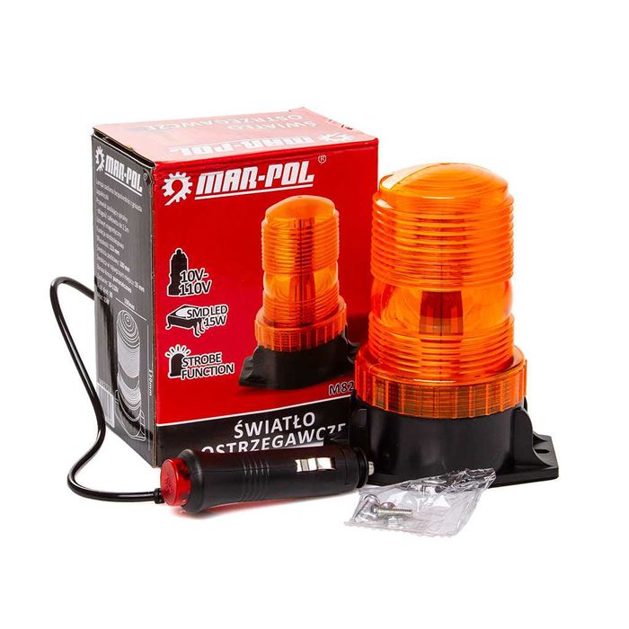 ŚWIATŁO Ostrzegawcze Kogut 10-110V 30 led