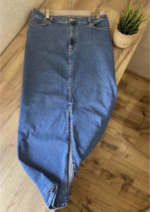 Джинсова спідниця довжиною максі від F&F