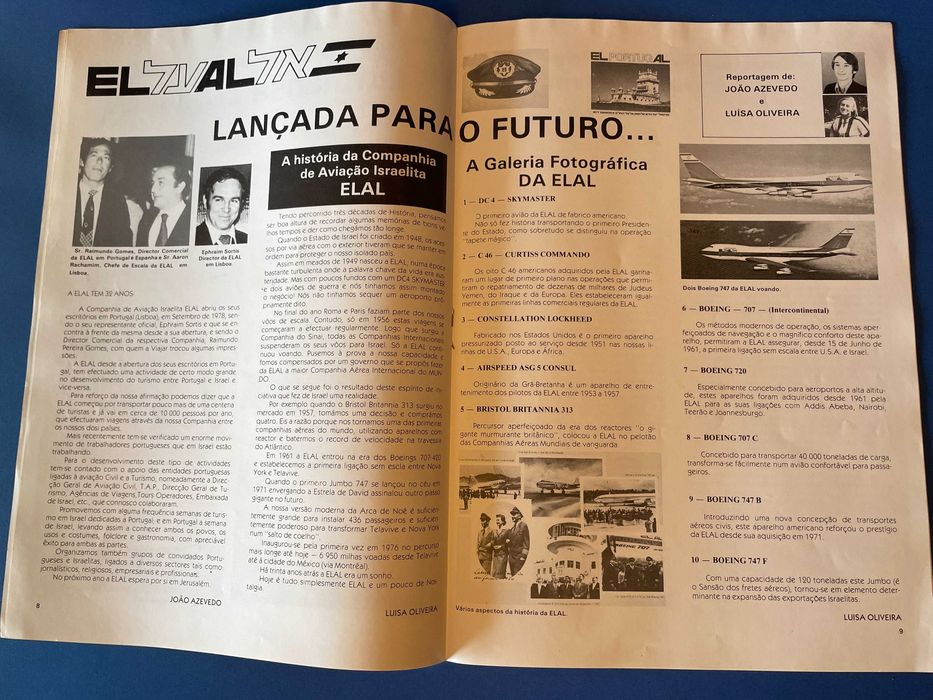 Lote 2 revistas Viajar - nº1 (1981) e nº 85 (1990)