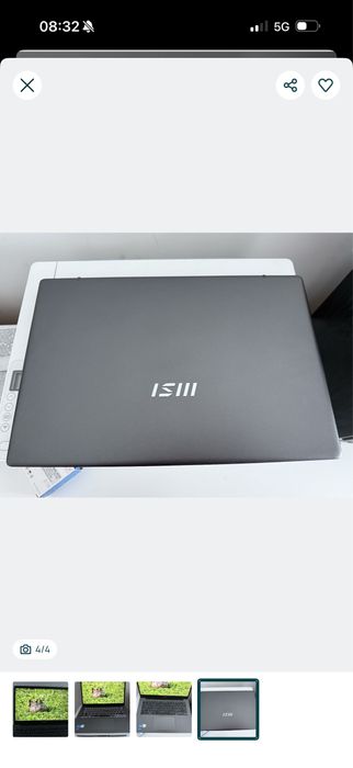 Laptop MSI modern  14 I5 16/512GB