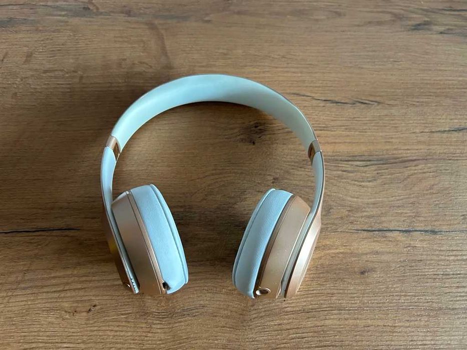 Słuchawki Bezprzewodowe Beats SOLO 2 Wireless Złote Gold Nowe Poduszki