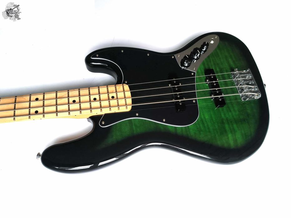 Mint Fender Limited Edition Player Jazz Bass Plus Top 2022 Green Burst