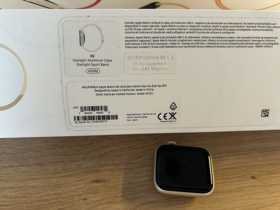 Smartwatch apple watch se 2 gen 40mm