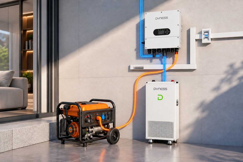 Гібридний інвертор Dyness D6.0K-LS 6 кВт, 1 фаза, 48 В