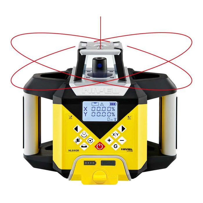 Nivel System Niwelator laserowy NL640R DIGITAL czerwony zestaw