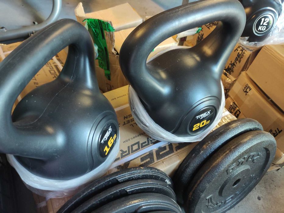 Kettlebell obciążenie bitumiczne 12kg odważnik kulowy