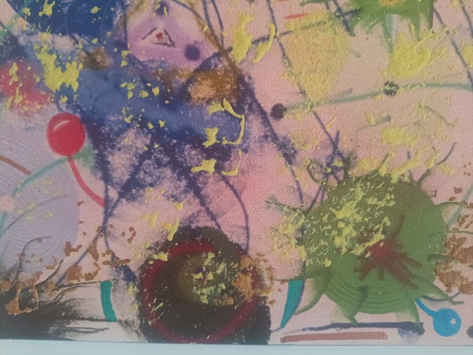 Pintura Abstrata Original: Virus Attack by Parrinha - 2006  (Acrilic on Canvas)