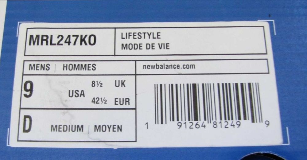 ДЕШЕВО! Кроссовки New Balance 247 MRL247KO Оригинал