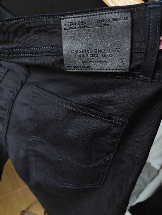 Джинсы Jack&jones jeans Дания w32 stretch dark navy.