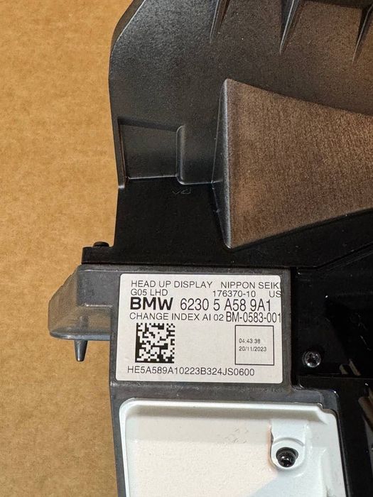 Проекція на лобове BMW X5 X6 X7 G05 G06 G07