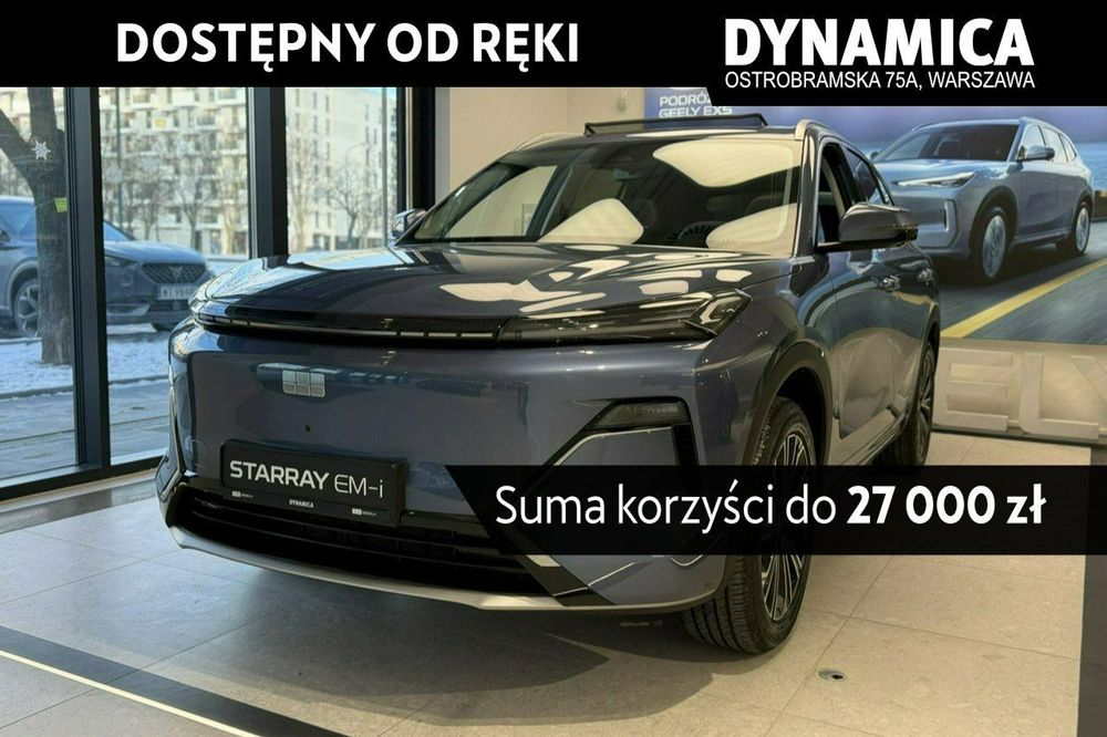 Geely Starray Twój Geely Starray EM-i za 55 633 zł w kredycie 0%