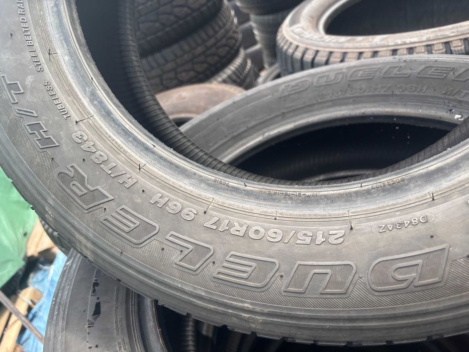 215-60-R17 BRIDGESTONE DUELER комплект летней  резины GERMANY 2022