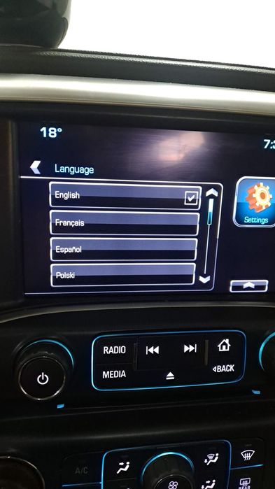 Polskie menu Buick GMC Chevrolet CADILLAC USA EU CAMARO ENCORE