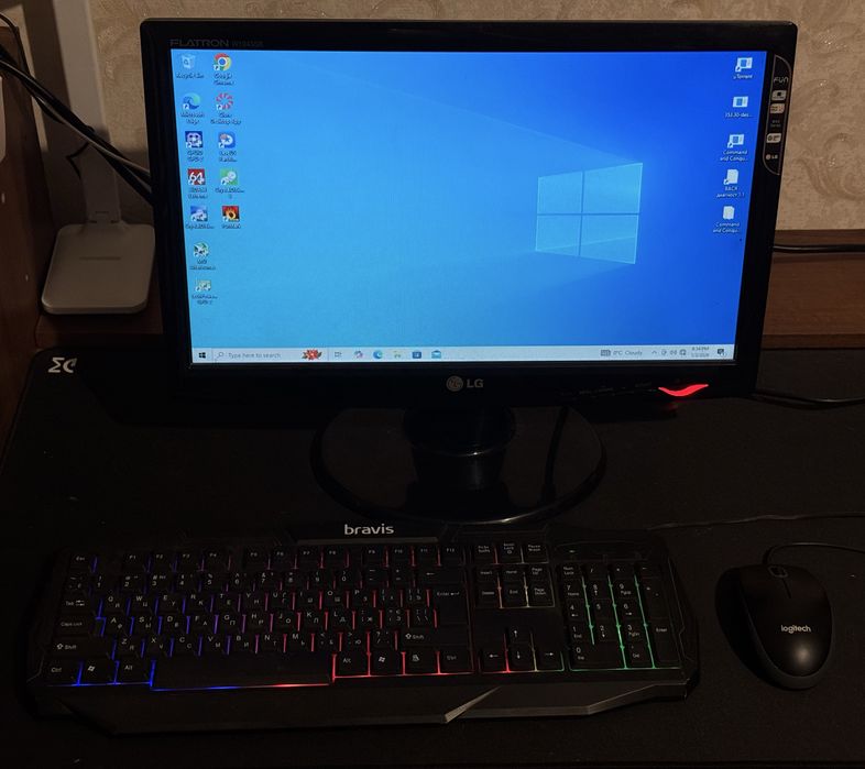 Продам ігровий ПК + монітор + клавіатура + мишка (бонусом)