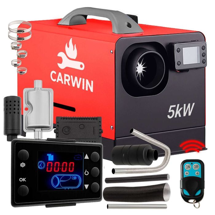 Автономний дизельний обігрівач (Webasto) CARWIN 5 кВт (12В/24В/220В)