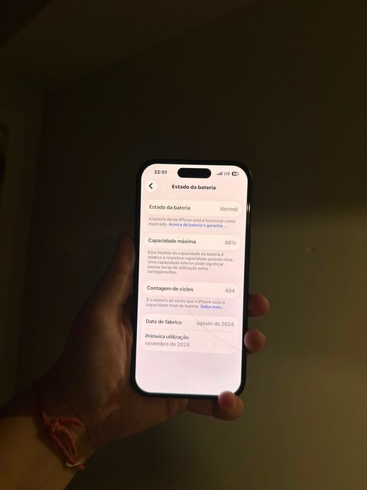 Iphone 15 128gb Usado - Cor Preta