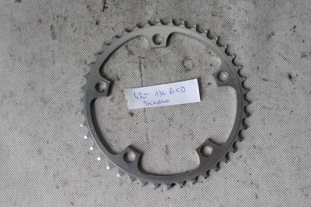 zębatka 42t shimano 130mm bcd aluminium retro kolarzówka  CU7