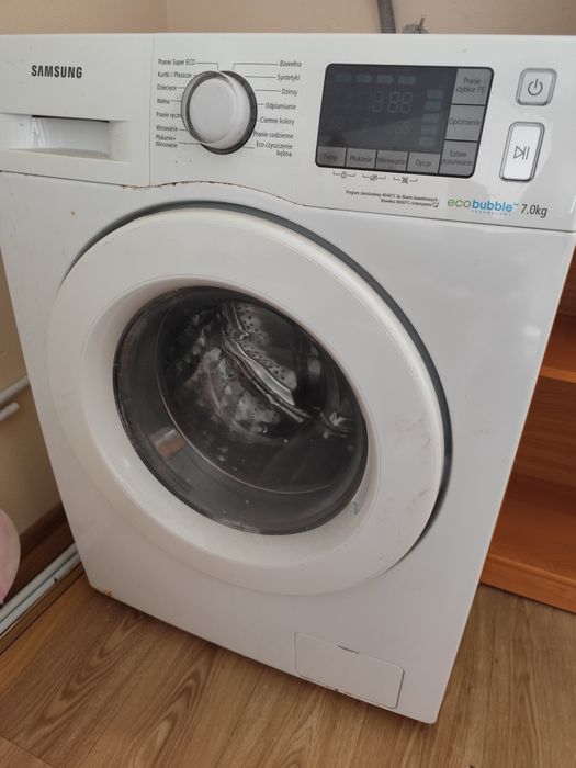 Pralka Samsung Eco Bubble WF70F5E3W2W – 7 kg