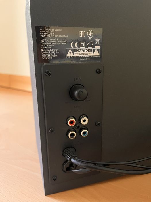 Colunas 2.1 LOGITECH Z333 - Subwoofer