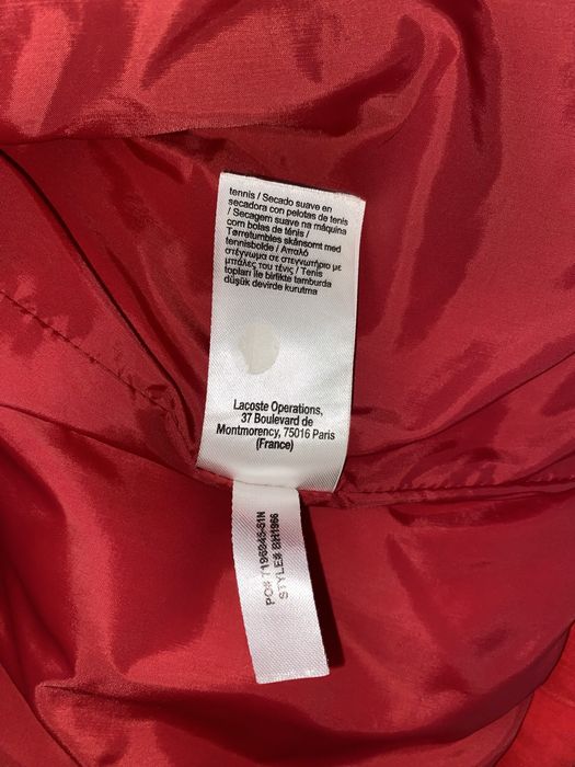 Blusão Acolchoado Lacoste