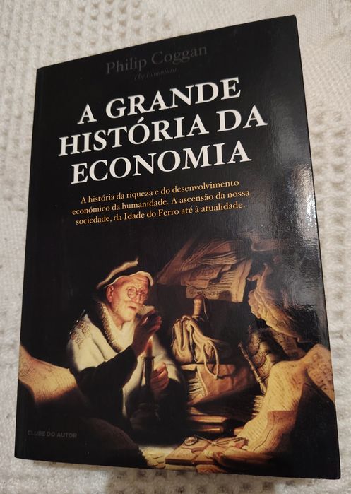 Livro "A grande história da economia" de Philip Coogan.
