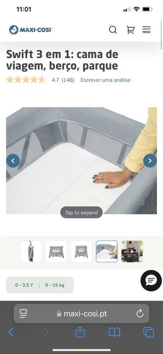 MAXI COSI ,parque (cama bebe) I nova por  estrear