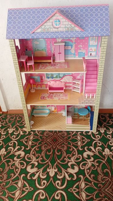 Ляльковий будинок з меблями 118х78х36 см.