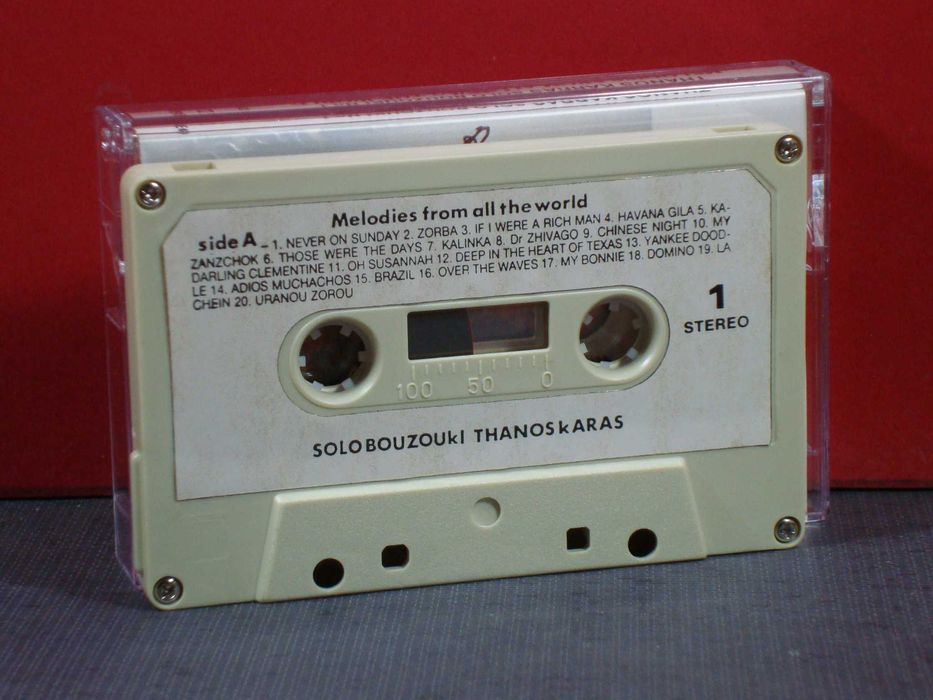 Thanos Karras - Melodies From All Over The World / Cassete / VG Plus
