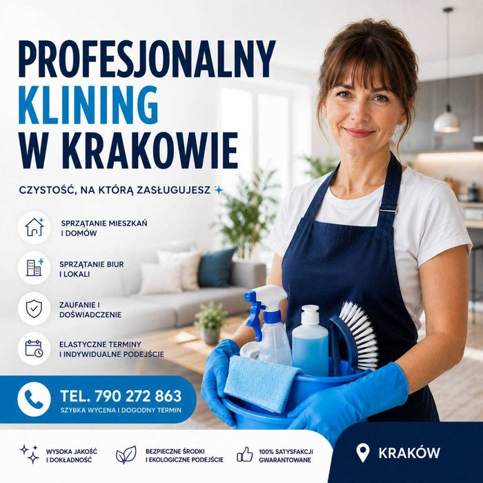 Sprzątanie biur, mieszkań i domów Kraków i okolice/ PRANIE TAPICERKI I DYWANÓW, MATERACE/ Firma sprzątająca/ Po remoncie, wynajmie, budowie,