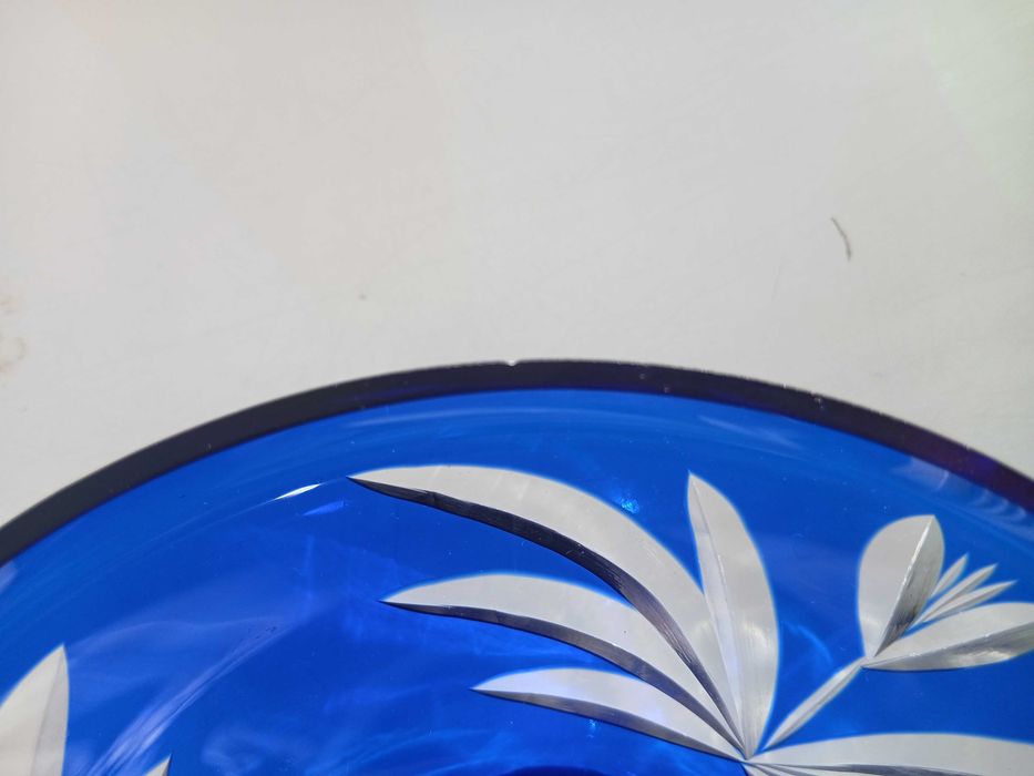Салатник кобальтового скла