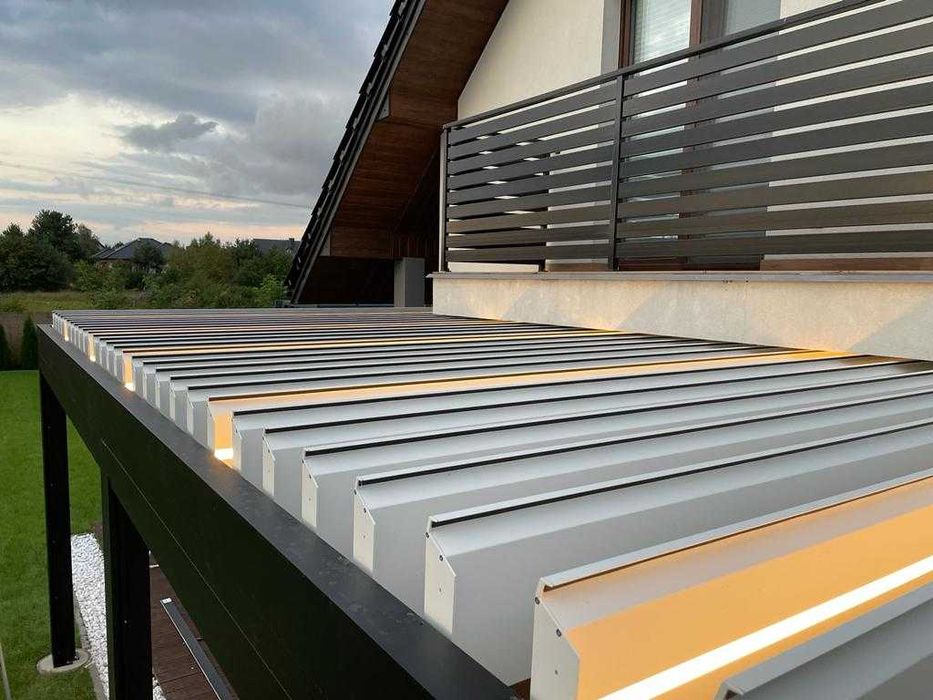 Pergola aluminiowa Żaluzyjna automatyczna, Najmocniejsza konstrukcja
