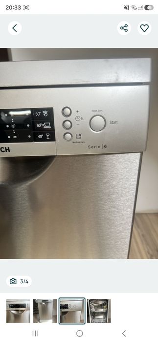 Zmywarka Bosch srebrna REZERWACJA