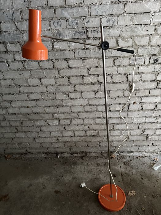 Rzadka lampa podłogowa Space Age | West Germany | ok. 1975 | attributed to Walter Hustadt | OMI DBGM | 170 cm