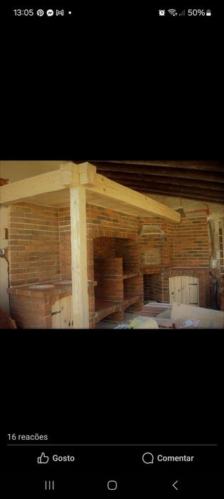 Churrasqueiras  rusticas e linha  moderna