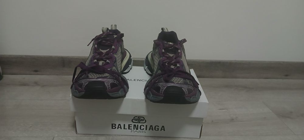 Balenciaga 3xl Puprle Silver