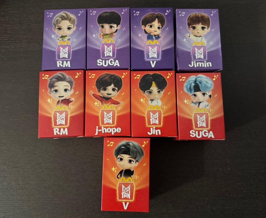 Figurki BTS McDonald’s